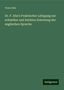 Franz Ahn: Dr. F. Ahn's Praktischer Lehrgang zur schnellen und leichten Erlernung der englischen Sprache, Buch