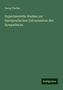 Georg Fischer: Fischer, G: Experimentelle Studien zur therapeutischen Galva, Buch