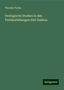 Theodor Fuchs: Geologische Studien in den Tertiärabildungen Süd-Italiens, Buch