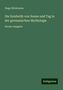 Hugo Wislicenus: Wislicenus, H: Symbolik von Sonne und Tag in der germanische, Buch