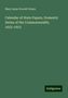 Mary Anne Everett Green: Green, M: Calendar of State Papers, Domestic Series of the C, Buch