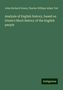 John Richard Green: Analysis of English history, based on Green's Short history of the English people, Buch