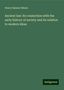 Henry Sumner Maine: Maine, H: Ancient law: its connection with the early history, Buch