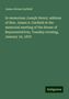 James Abram Garfield: In memoriam Joseph Henry: address of Hon. James A. Garfield at the memorial meeting of the House of Representatives, Tuesday evening, January 16, 1879, Buch