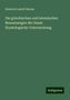 Heinrich Ludolf Ahrens: Die griechischen und lateinischen Benennungen der Hand: Etymologische Untersuchung, Buch