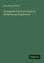 Hans Hinrich Wendt: Wendt, H: Begriffe Fleisch und Geist im biblischen Sprachgeb, Buch