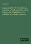 Albert Fink: Fink, A: Argument before the Committee on commerce of the Se, Buch