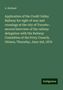 A. Holland: Application of the Credit Valley Railway for right of way and crossings at the city of Toronto : second interview of the railway delegation with the Railway Committee of the Privy Council, Ottawa, Thursday, June 3rd, 1879, Buch