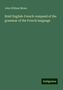 John William Mears: Brief English-French compend of the grammar of the French language, Buch