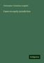 Christopher Columbus Langdell: Cases on equity jurisdiction, Buch