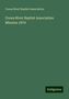 Coosa River Baptist Association: Coosa River Baptist Association Minutes 1879, Buch