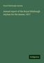 Royal Edinburgh Asylum: Annual report of the Royal Edinburgh Asylum for the insane, 1877, Buch