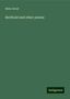 Meta Orred: Orred, M: Berthold and other poems, Buch