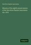 New River Baptist Association: Association, N: Minutes of the eighth annual session of the, Buch