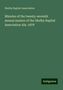 Shelby Baptist Association: Association, S: Minutes of the twenty-seventh annual session, Buch