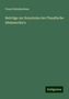 Franz Steindachner: Beiträge zur Kenntniss der Flussfische Südamerika's, Buch