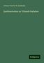 Johann Paul R. W. Eichholtz: Eichholtz, J: Quellenstudien zu Uhlands Balladen, Buch