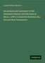 James Talboys Wheeler: An analysis and summary of Old Testament history and the laws of Moses, with a connection between the Old and New Testaments, Buch