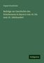 August Kluckhohn: Beiträge zur Geschichte des Schulwesens in Bayern vom 16. bis zum 18. Jahrhundert, Buch