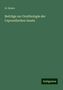 H. Dohrn: Beiträge zur Ornithologie der Capverdischen Inseln, Buch