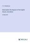 C. N. Wodehouse: Subscription the disgrace of the English Church, 2nd edition, Buch