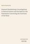 Text: "Emanuel Swedenborg's Investigations in Natural Science" von Martin Ramström, Verlag Antiquum Novum.  Beige Hintergrund.