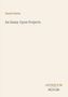 Text: "Daniel Defoe, An Essay Upon Projects, ANTIQUUM NOVUM." Inhalt: Minimalistisches Design, beige Hintergrund., Buch