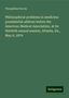 Theophilus Parvin: Philosophical problems in medicine: presidential address before the American Medical Association, at its thirtieth annual session, Atlanta, Ga., May 6, 1879, Buch