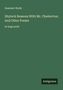 Grüner Hintergrund mit weißem Text: „Humbert Wolfe, Shylock Reasons With Mr. Chesterton; And Other Poems, in large print“. Unten rechts "Antigonos"., Buch
