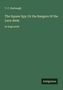 Grüner Hintergrund mit Text: "T. C. Harbaugh, The Squaw Spy; Or the Rangers Of the Lava-Beds, in large print." Unten rechts steht "Antigonos"., Buch
