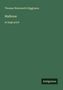 Thomas Wentworth Higginson: Malbone, Buch