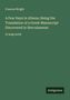 Frances Wright, "A Few Days in Athens" in Großdruck, entdecktes Manuskript. Grüner Hintergrund, Logo: "Antigonos"., Buch