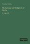Text: "Cornelius Tacitus. The Germany and the Agricola of Tacitus. in large print. Antigonos." Grüner Hintergrund., Buch