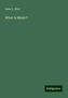 Isaac L. Rice: Rice, I: What is Music?, Buch