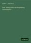William A. Whitehead: Whitehead, W: East Jersey under the Proprietary Governments, Buch