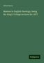 Alfred Barry: Masters in English theology; being the King's College lectures for 1877, Buch