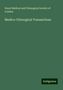Royal Medical and Chirurgical Society of London: Medico-Chirurgical Transactions, Buch