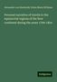 Alexander Von Humboldt: Personal narrative of travels to the equinoctial regions of the New continent during the years 1799-1804, Buch