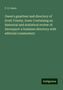 F. E. Owen: Owen's gazetteer and directory of Scott County, Iowa: Containing an historical and statistical review of Davenport-a business directory with editorial commentary, Buch