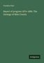 „Franklin Platt; Report of progress 1874-1889. The Geology of Blair County.“ Grüner Hintergrund, „Antigonos“ unten rechts., Buch