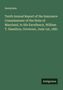 Anonymus: Tenth Annual Report of the Insurance Commissioner of the State of Maryland, to His Excellency, William T. Hamilton, Governor, June 1st, 1881, Buch
