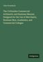Grüner Hintergrund, oben "John Groesbeck", darunter langer Buchtitel "The Crittenden Commercial Arithmetic...". Unten "Antigonos"., Buch