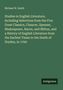 Michael W. Smith. Studies in English Literature bis 1700. Unten rechts steht "Antigonos". Hintergrund: dunkelgrün., Buch