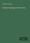 Frederick Freeman: Freeman Genealogy in Three Parts, Buch