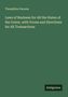 "Theophilus Parsons. Laws of Business for All the States of the Union, with Forms and Directions for All Transactions. Antigonos." Auf grünem Hintergrund.