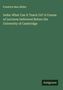 Friedrich Max Müller: India: What Can It Teach Us? A Course of Lectures Delivered Before the University of Cambridge, Buch