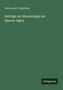 Nathanael Pringsheim: Beiträge zur Morphologie der Meeres-Algen, Buch