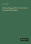 Der Titel lautet: "Untersuchungen über die Geschichte der griechischen Fabel" von Otto Keller. Unten rechts: "Antigonos".