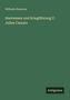 Text: "Wilhelm Ruestow, Heerwesen und Kriegführung C. Julius Caesars, Antigonos". Grüner Hintergrund mit weißem und schwarzem Text.