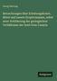 Titel: "Betrachtungen über Erhebungskrater, ältere und neuere Eruptivmassen..." Autor: Georg Hartung. Unten rechts: Antigonos. 